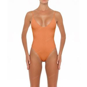 Bali Swim One Piece Bathing Suit Shiny